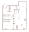 The Modern 2 Bedroom Floor Plan 3