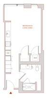 The Modern Studio Floor Plan 2