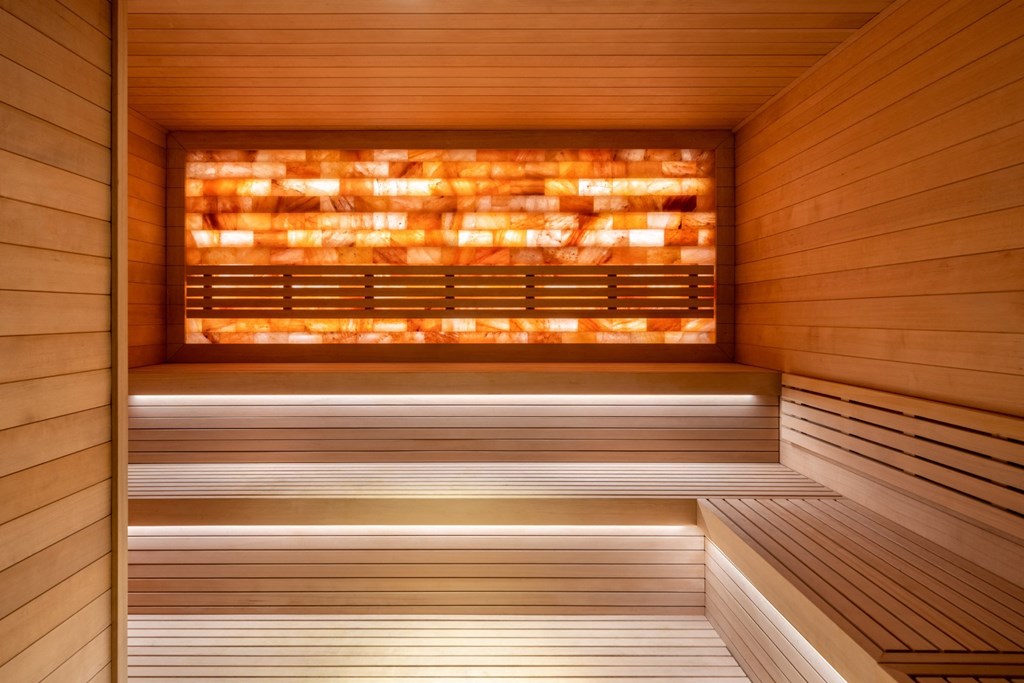 Himalayan salt sauna