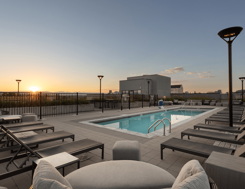 Rooftop Swimming Pool & Jacuzzi | 24fifty, Denver CO