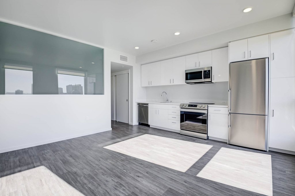 Stainless steel appliances at Vance in San Francisco, CA.