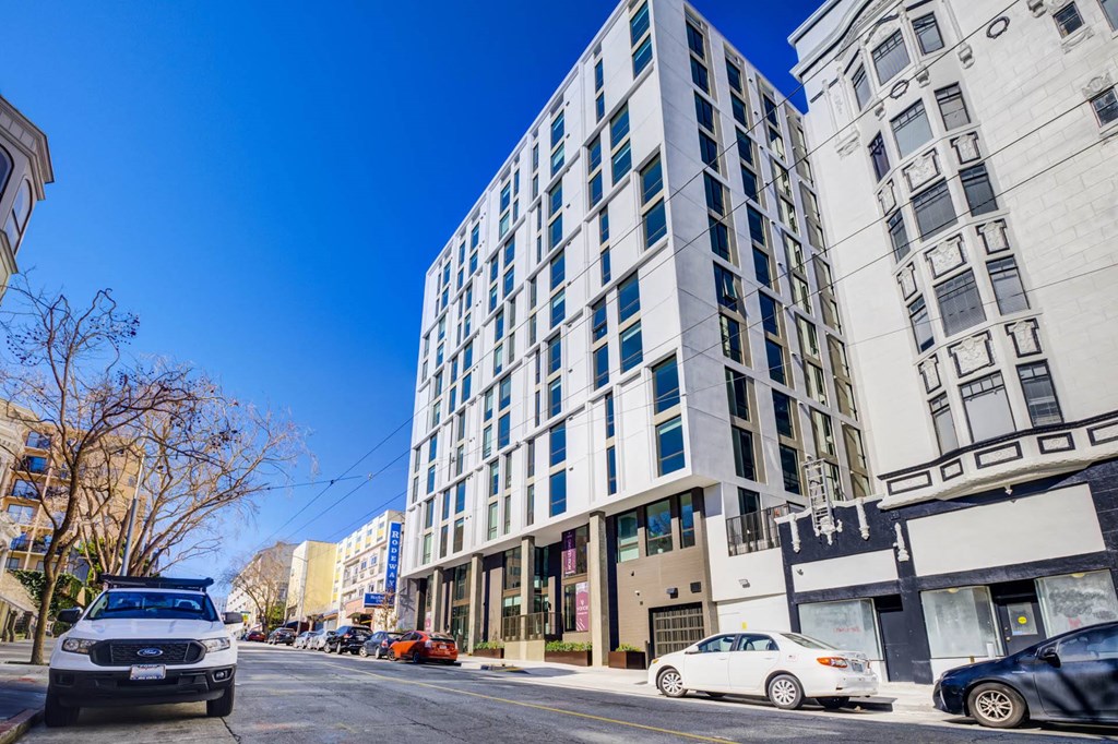Street view of Vance building in San Francisco, CA.