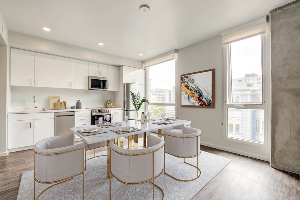 Modern kitchen at Vance in San Francisco, CA.