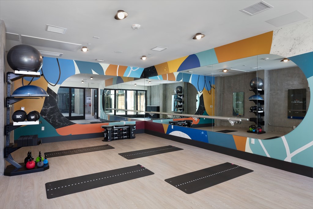 Yoga Studio at Star Harbor Apartments & Townhomes in Alameda, CA.