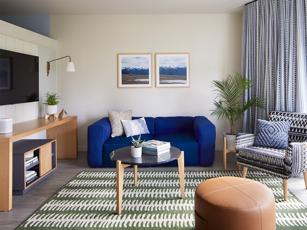 Sentral SLU Urban One-Bedroom Studio Living Area