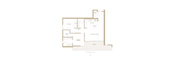 a floor plan of a bedroom apartment