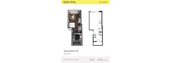 Apartment S3 Sen+Ral Union Station floor plan.