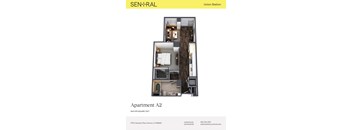 Apartment A2 floor plan for SEN+RAL Union Station.