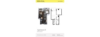 Apartment A7 Sen+Ral Union Station floor plan.