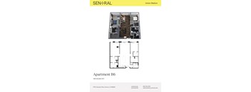 Apartment B6 is 1492 square feet and is located at 1770 Chestnut Place Denver, CO 80202.