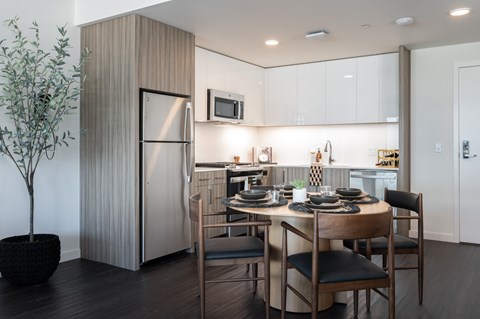 High Ceilings & Oversized Windows with Roller Shades | The Sutton, Portland OR