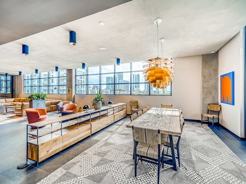 Sentral Wynwood Clubhouse with Dining and Coworking Spaces