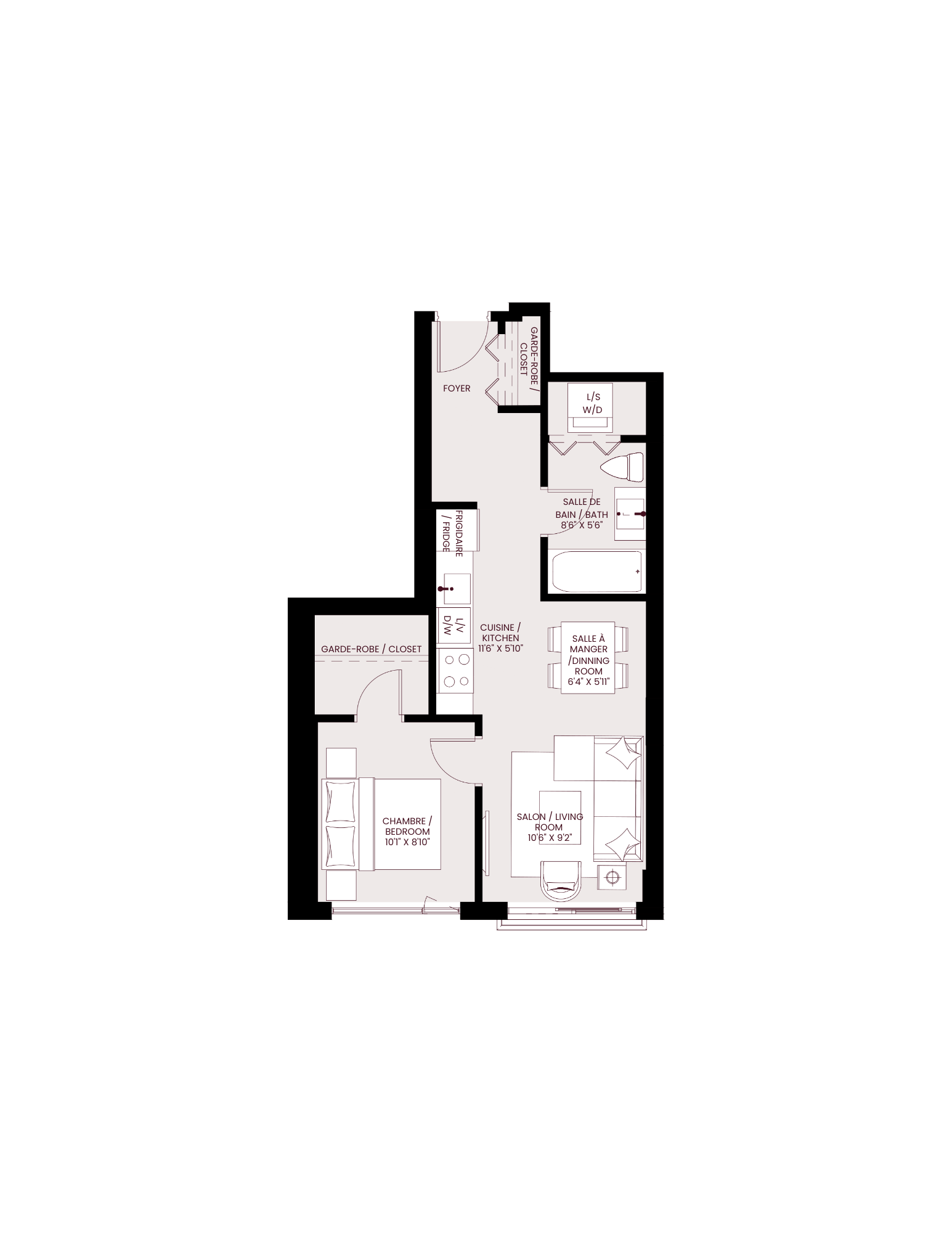 bedroommask floor plan of the residence