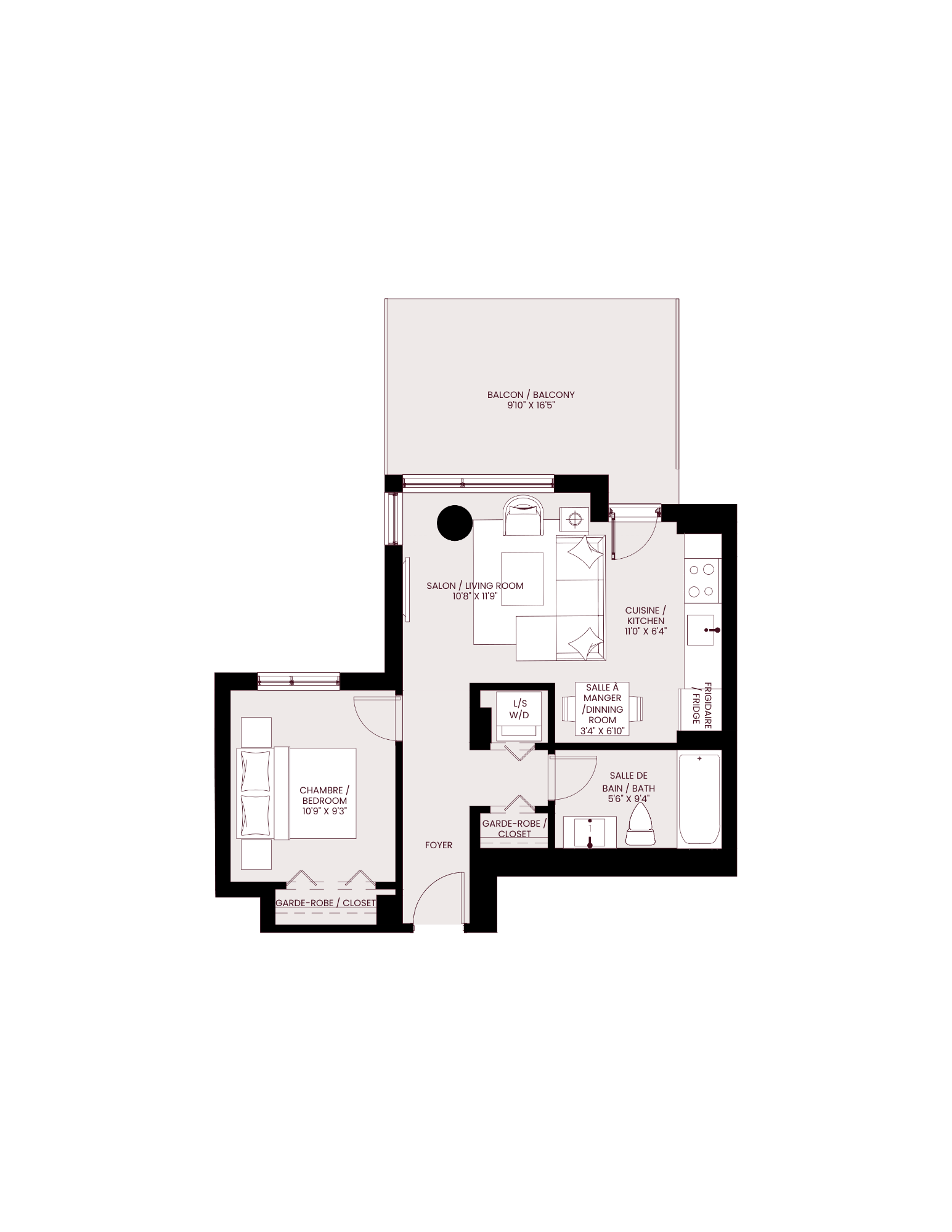 the plan of the residence
