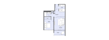 blueprint of a floor plan of a house