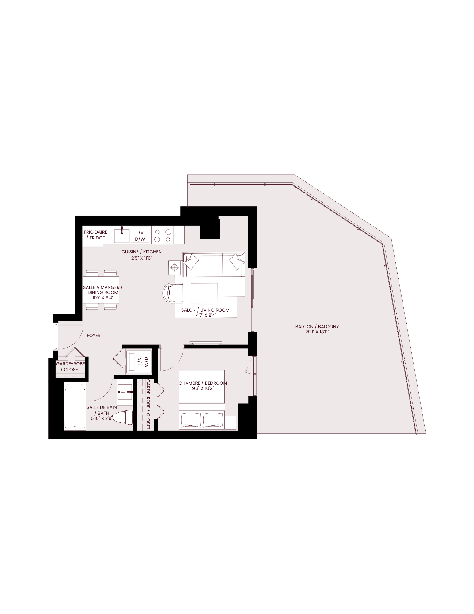 the plan of the residence