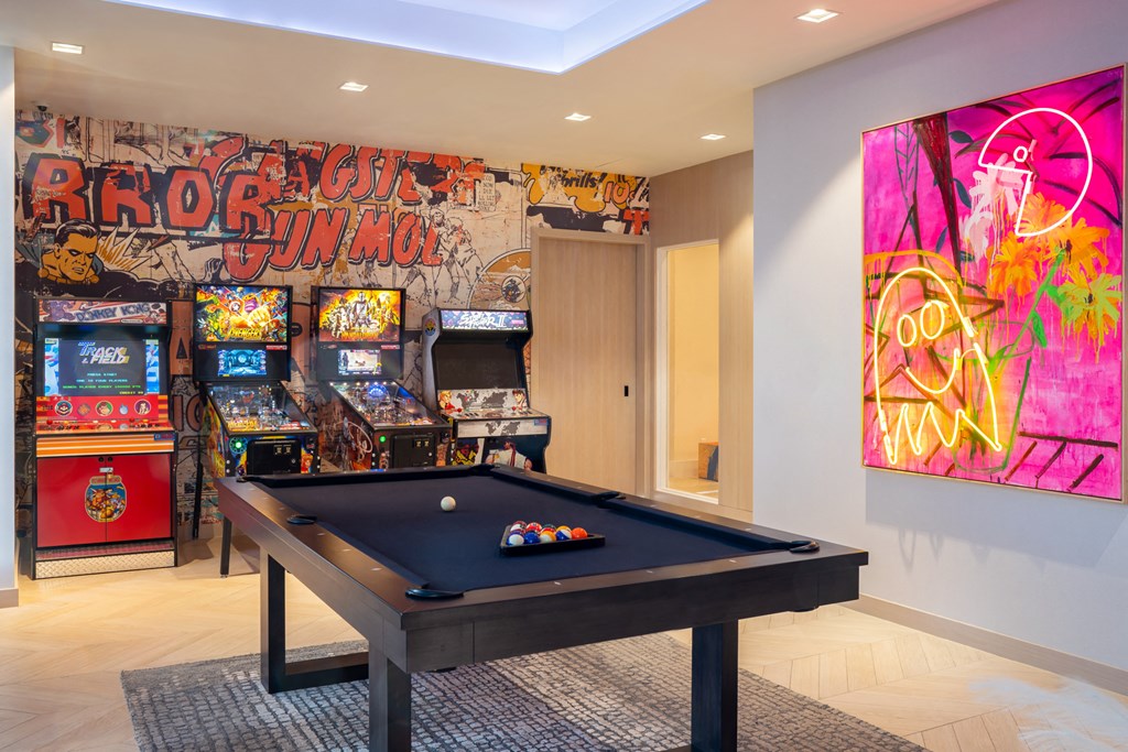 Arcade and Billiards Room