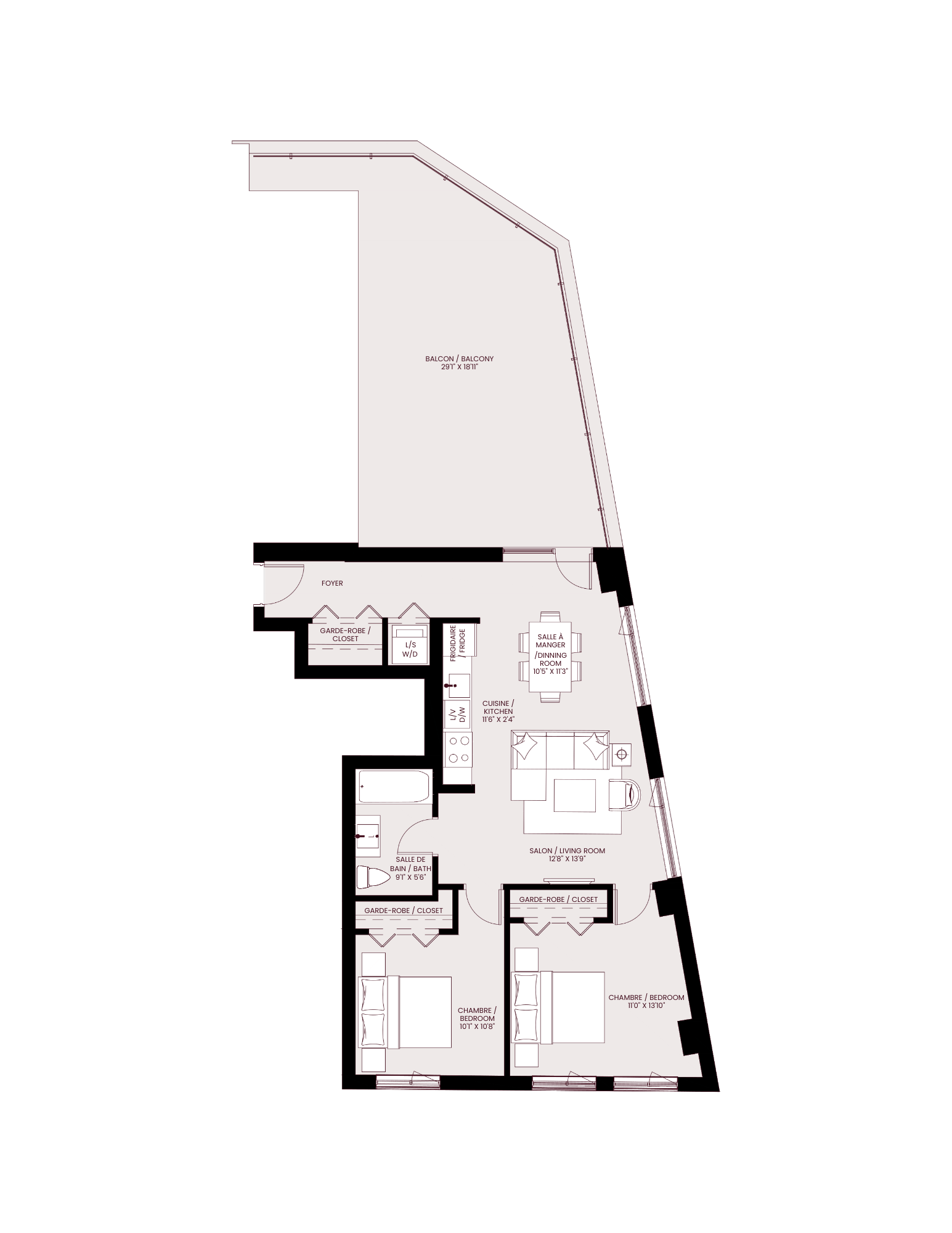 floor plan of the first level of the lavish home