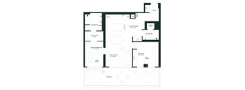 floor plan of the ground floor of the house