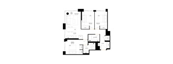 A series of dashed lines of varying lengths.