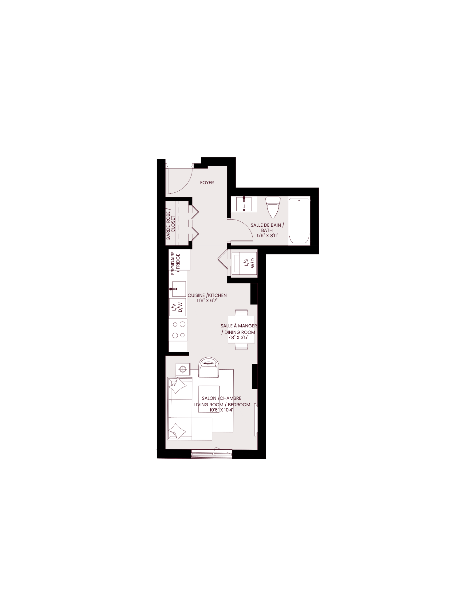 the floor plan of the residence