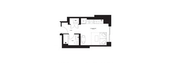 a black and white floor plan of a house