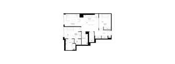 A white image of a person with a long white line above and below them.