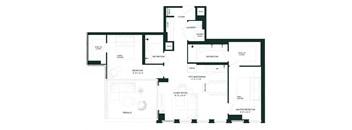 floor plan of the first floor of a modern house