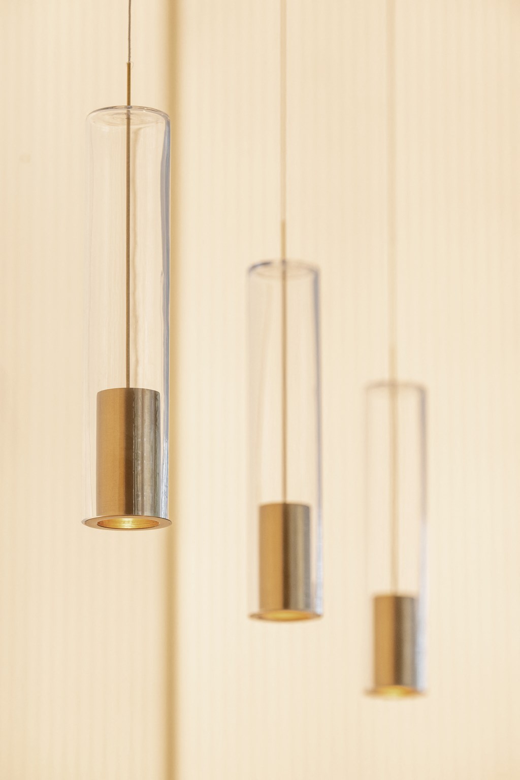 Lighting details in the lobby