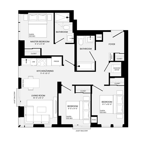 200 Redpath Avenue Studio-3 Beds Apartment for Rent - Photo Gallery 94