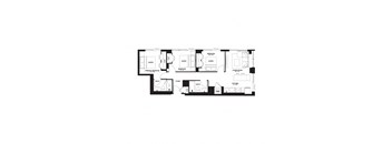 the floor plan of 2 and 3 bedroom apartments