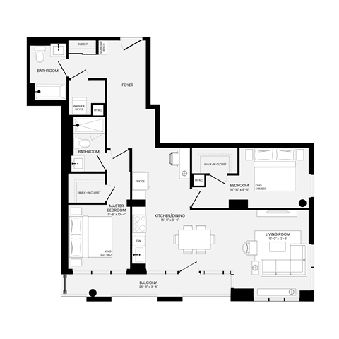 200 Redpath Avenue Studio-3 Beds Apartment for Rent - Photo Gallery 110