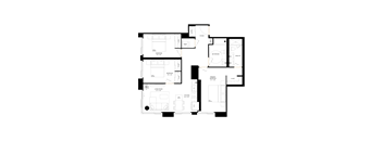 A black background with white dashes scattered randomly.