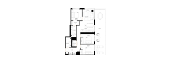 A black background with white vertical lines of varying lengths.