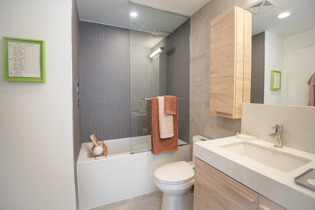 Built-In Shower Niches with Soaker Tubs