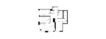 A black background with white dashes scattered randomly.