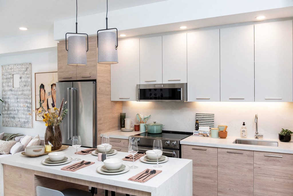 Two Tone Custom Kitchen Millwork