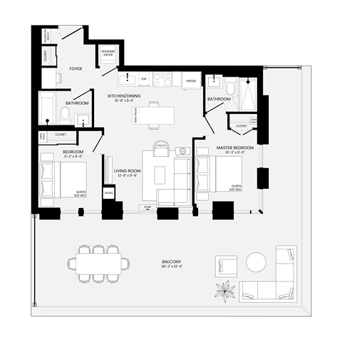 200 Redpath Avenue Studio-3 Beds Apartment for Rent - Photo Gallery 111