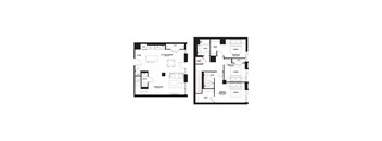 the floor plans of the apartments