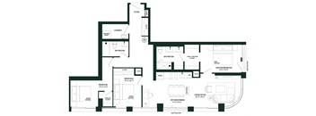 the floor plan of the residence