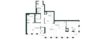 floor plan of the first floor of the house