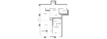 a black and white floor plan of a house