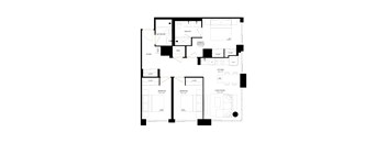 A black background with white dashes of varying lengths.