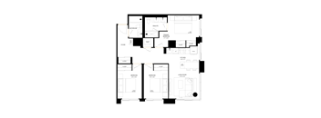 A black background with white dashes of varying lengths.