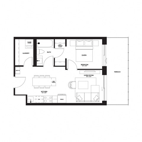a floor plan of a house with a black and white floor plan