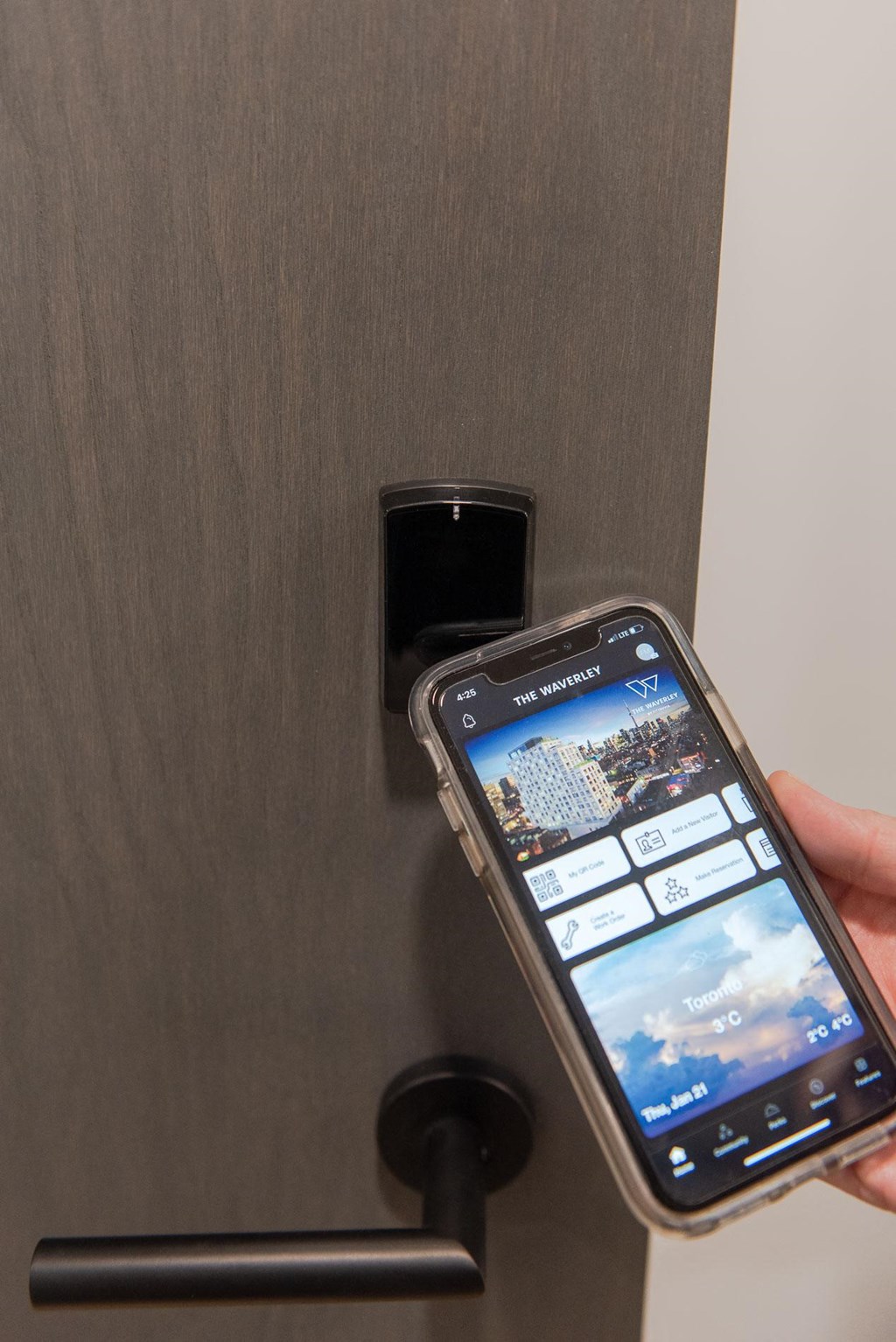 Secured Keyless Door Entry