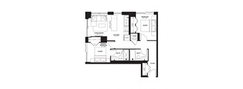 floor plan of the upper floors of the house