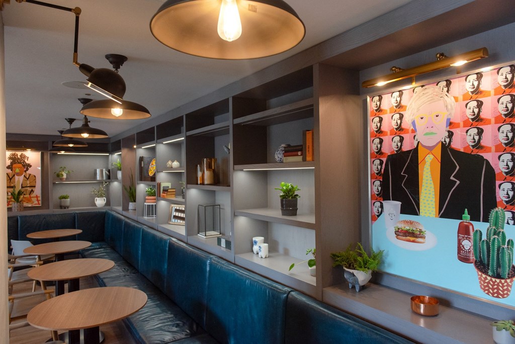 Lobby Lounge Featuring Art by Dan Jamieson