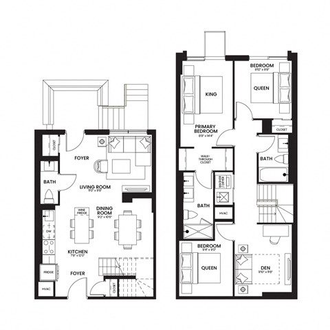 four bedroom floor plans at the residences at dockside