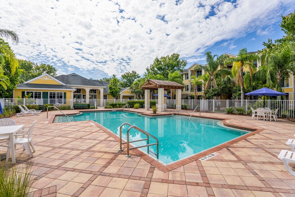 Resort-style Pool  at Belleair Apartments in Clearwater FL